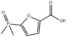 2-Furancarboxylic acid, 5-(dimethylphosphinyl)- Structure