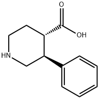 (3S,4S)-3-phenylpiperidine-4-carboxylic acid hydrochloride Structure