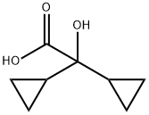 2,2-dicyclopropyl-2-hydroxyacetic acid Structure