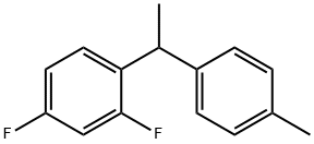 Benzene, 2,4-difluoro-1-[1-(4-methylphenyl)ethyl]- Structure
