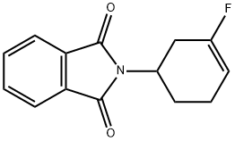 1H-Isoindole-1,3(2H)-dione, 2-(3-fluoro-3-cyclohexen-1-yl)- Structure