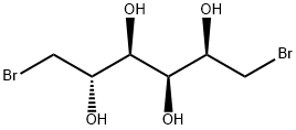 D-Glucitol, 1,6-dibromo-1,6-dideoxy- Structure