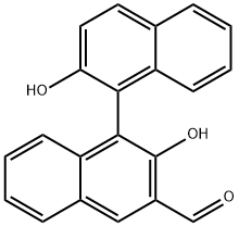 2,2'-dihydroxy-[1,1'-binaphthalene]-3-carbaldehyde Structure