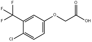 2-[4-chloro-3-(trifluoromethyl)phenoxy]acetic acid Structure