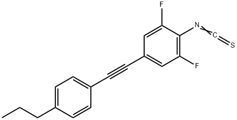 Benzene, 1,3-difluoro-2-isothiocyanato-5-[2-(4-propylphenyl)ethynyl]- Structure
