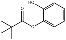 Propanoic acid, 2,2-dimethyl-, 2-hydroxyphenyl ester Structure