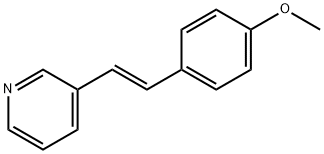 Pyridine, 3-[(1E)-2-(4-methoxyphenyl)ethenyl]- Structure