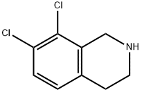 Isoquinoline, 7,9-dichloro-1,2,3,4-tetrahydro- Structure