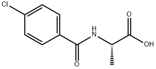 (2S)-2-[(4-chlorophenyl)formamido]propanoic
acid Structure