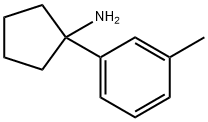 1-(3-Methylphenyl)cyclopentanamine Structure
