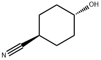 Cyclohexanecarbonitrile, 4-hydroxy-, trans- Structure