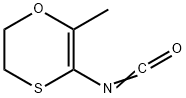 5-isocyanato-6-methyl-2,3-dihydro-1,4-oxathiine Structure