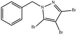 C10H7Br3N2 Substance Availability 1-benzyl-3,4,5-tribromo-1H-pyrazole Structure