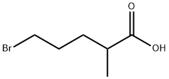 Pentanoic acid, 5-bromo-2-methyl- Structure