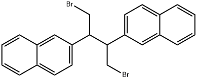 Naphthalene, 2,2'-[1,2-bis(bromomethyl)-1,2-ethanediyl]bis- (9CI) Structure