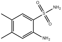 Benzenesulfonamide, 2-amino-4,5-dimethyl- Structure
