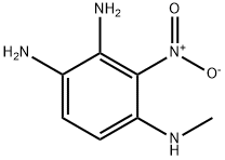 1,2,4-Benzenetriamine, N4-methyl-3-nitro- Structure