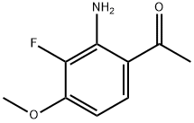 1-(2-Amino-3-fluoro-4-methoxyphenyl)ethanone Structure