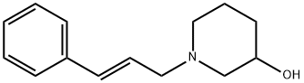3-Piperidinol, 1-[(2E)-3-phenyl-2-propen-1-yl]- Structure
