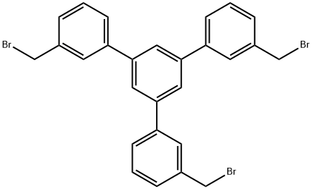 1,1':3',1''-Terphenyl, 3,3''-bis(bromomethyl)-5'-[3-(bromomethyl)phenyl]- (9CI) Structure