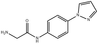 Acetamide, 2-amino-N-[4-(1H-pyrazol-1-yl)phenyl]- Structure