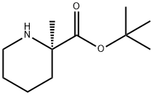 2-Piperidinecarboxylic acid, 2-methyl-, 1,1-dimethylethyl ester, (2R)- Structure