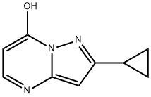Pyrazolo[1,5-a]pyrimidin-7-ol, 2-cyclopropyl- Structure