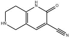 2-Oxo-1,2,5,6,7,8-hexahydro-1,6-naphthyridine-3-carbonitrile Structure