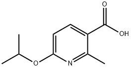 3-Pyridinecarboxylic acid, 2-methyl-6-(1-methylethoxy)- Structure