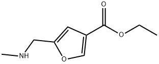 3-Furancarboxylic acid, 5-[(methylamino)methyl]-, ethyl ester Structure