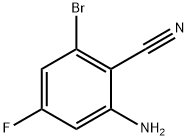 Benzonitrile, 2-amino-6-bromo-4-fluoro- Structure