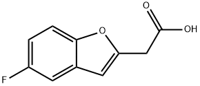 2-Benzofuranacetic acid, 5-fluoro- Structure