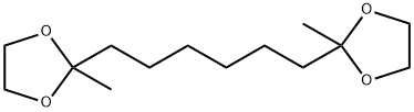 1,3-Dioxolane, 2,2'-(1,6-hexanediyl)bis[2-methyl- Structure