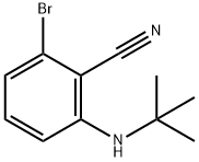Benzonitrile, 2-bromo-6-[(1,1-dimethylethyl)amino]- Structure