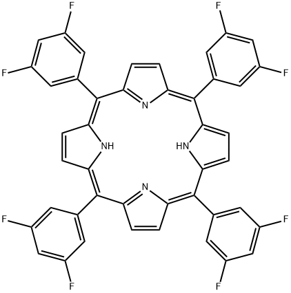 21H,23H-Porphine, 5,10,15,20-tetrakis(3,5-difluorophenyl)- Structure