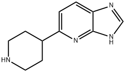 3H-Imidazo[4,5-b]pyridine, 5-(4-piperidinyl)- Structure