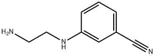 3-[(2-Aminoethyl)amino]benzonitrile Structure