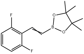 (E)-2-(2，6-difluorostyryl)-4，4，5，5-tetramethyl-1，3，2-dioxaborolane Structure
