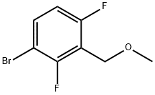 Benzene, 1-bromo-2,4-difluoro-3-(methoxymethyl)- Structure