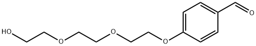 Benzaldehyde, 4-[2-[2-(2-hydroxyethoxy)ethoxy]ethoxy]- Structure