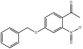 Ethanone, 1-[2-nitro-4-(phenylmethoxy)phenyl]- Structure