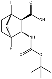 Trans-3-Exo-((Tert-Butoxycarbonyl)Amino)Bicyclo[2.2.1]Heptane-2-Endo-Carboxylic Acid* Structure