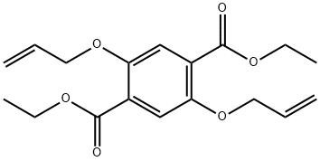 diethyl 2,5-bis(allyloxy)terephthalate Structure
