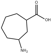 3-Amino-cycloheptanecarboxylic acid Structure