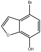 7-Benzofuranol, 4-bromo- Structure
