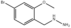 Hydrazine, [(4-bromo-2-methoxyphenyl)methyl]- Structure
