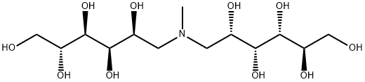 D-Glucitol, 1,1'-(methylimino)bis[1-deoxy- Structure