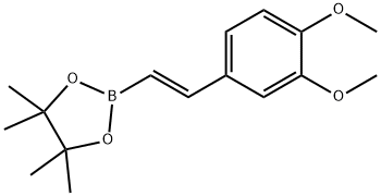 (E)-2-(3，4-dimethoxystyryl)-4，4，5，5-tetramethyl-1，3，2-dioxaborolane Structure