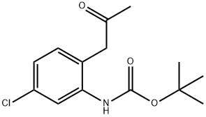 Carbamic acid, N-[5-chloro-2-(2-oxopropyl)phenyl]-, 1,1-dimethylethyl ester