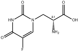 (R)-2-amino-3-(5-fluoro-2,4-dioxo-3,4-dihydropyrimidin-1(2H)-yl)propanoic acid Structure